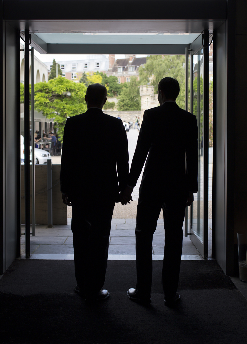 Same sex Oxford wedding photography